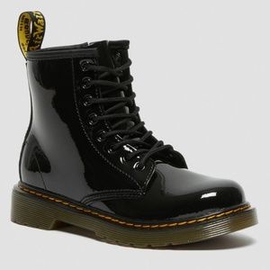 Dr. Martens 1460 Black Patent Leather Boots Girls size 3